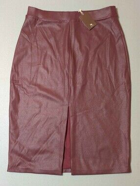 NWT medium burgundy pencil skirt by Inlyric
